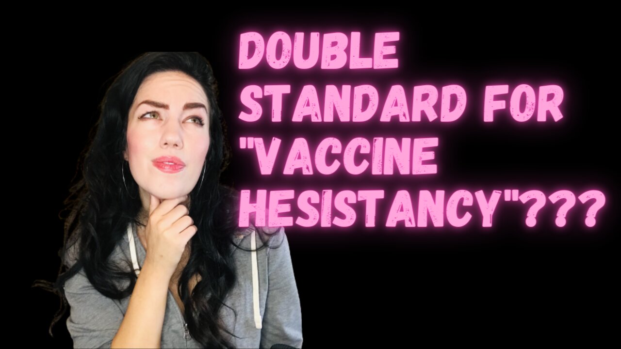 Are we allowed to be "vaccine hesitant" only when Trump is in office?