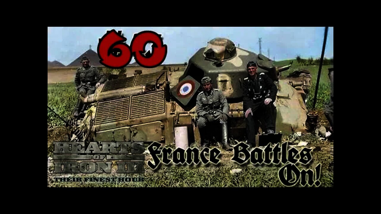 Hearts of Iron 3: Black ICE 9.1 - 60 (Japan) Germany invades France!