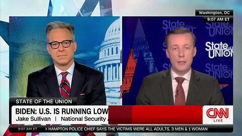 NSA Jake Sullivan Blames U.S. Ammunition Shortage On Pres. Trump — 30 Months After Biden Took Office