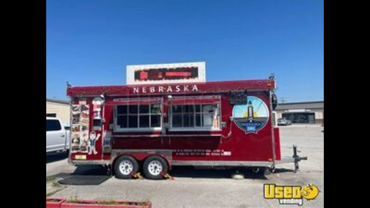 Turnkey Fully-Equipped 2021 - 8' x 20' Kitchen Food Trailer for Sale in Nebraska