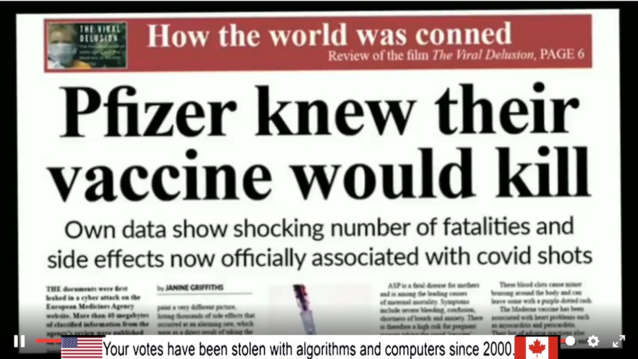 BREAKING: Vice President of Pfizer ARRESTED following release of 1000's of DAMNING documents