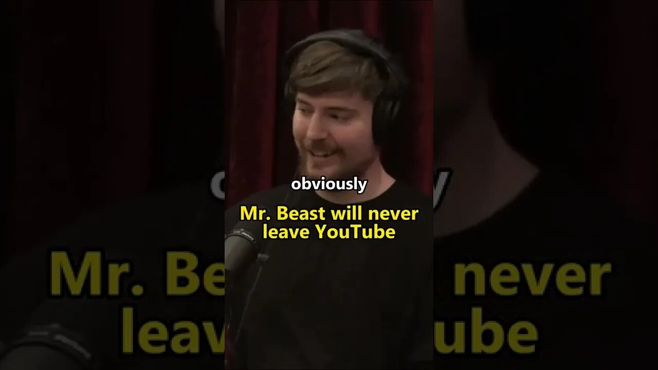 Why MR BEAST Will NEVER Quit YOUTUBE