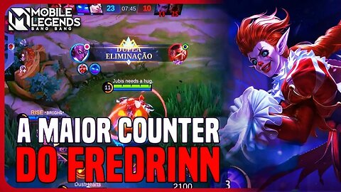 ESSA HEROÍNA É PERFEITA CONTRA FREDRINN | KARRIE | MLBB