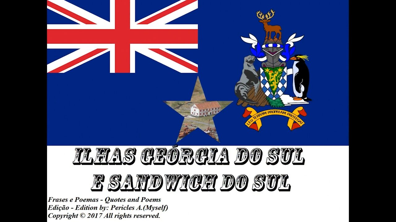 Bandeiras e fotos dos países do mundo: Ilhas Geórgia Do Sul e Sandwich Do Sul [Frases e Poemas]