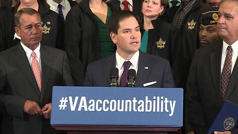 Rubio Fights To Reform Veterans Affairs With Boehner, Miller, Veterans Groups