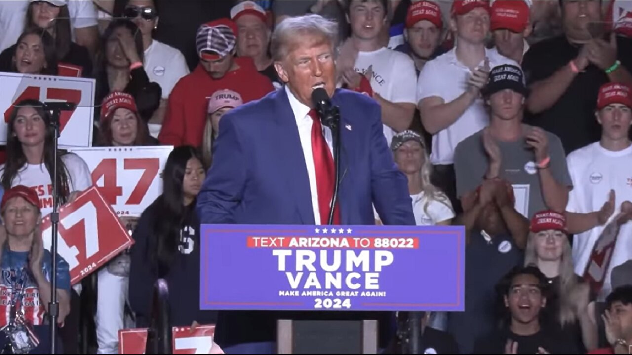 President Trump in Tempe, AZ