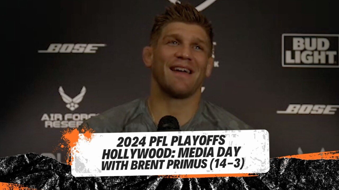 Brent Primus 2024 PFL Playoffs Hollywood Pre-Fight Media Day Interview