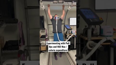 Seeing how anaerobic Pull Ups are compared to regular VO2 max testing 💪