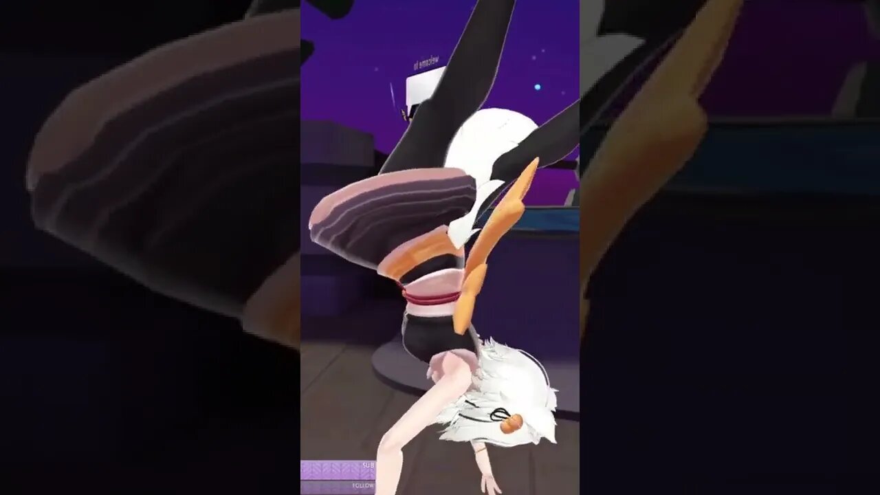 Filian Does A Handstand!