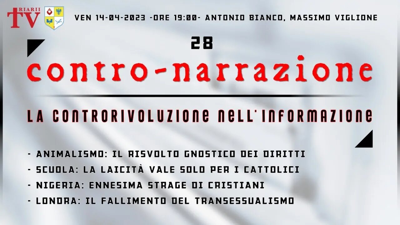 CONTRO-NARRAZIONE NR.28 - Antonio Bianco, Massimo Viglione.