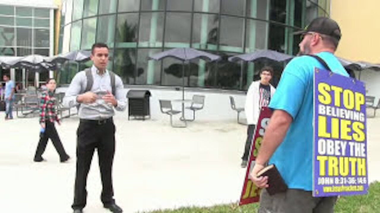 Florida International University Day #2 | Open Air Preaching | Kerrigan Skelly in Miami, FL