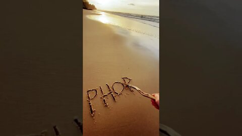 I write on Beach #youtubeshorts #euphoria