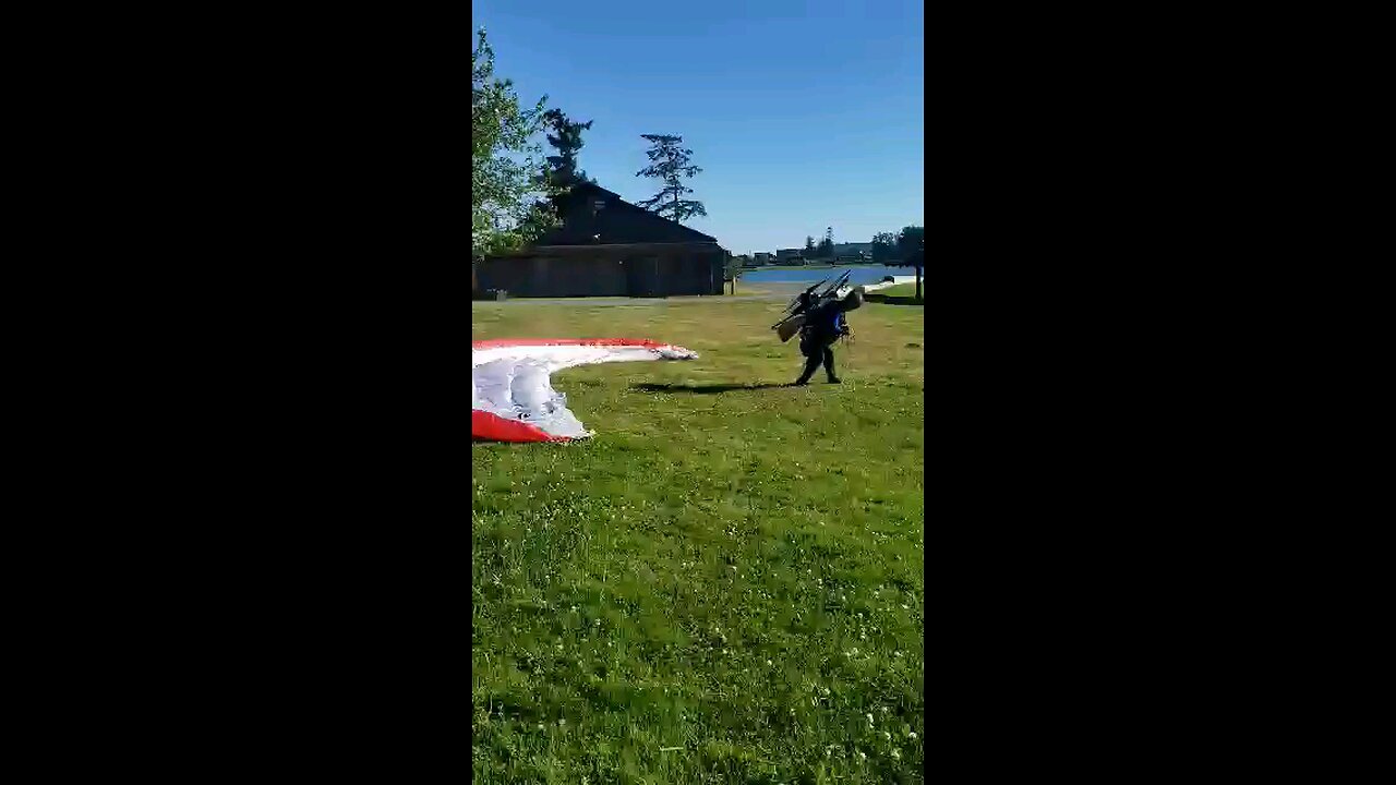 Paramotor Takeoff!