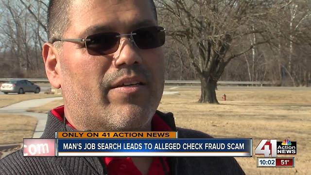 KC man's job search leads to check fraud scam