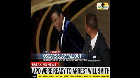 🚔 LAPD Were Ready To Arrest Will Smith If Chris Rock Wanted