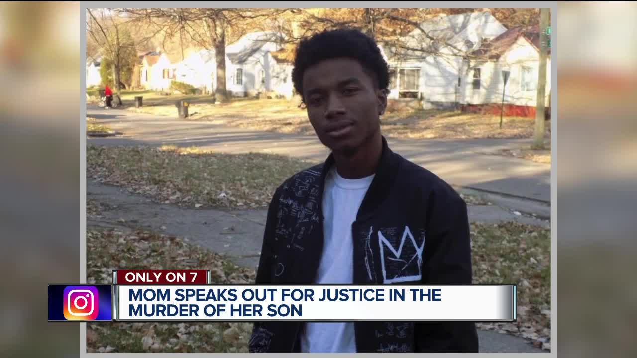 Mother speaks out, hoping to find person who murdered 21-year-old son in Detroit