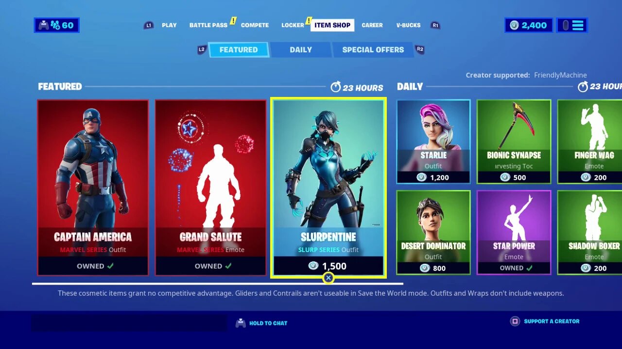 Captain America HAS ARRIVED! - Fortnite Item Shop Animation (July 2nd 2020) *NEW* Marvel Skin Bundle