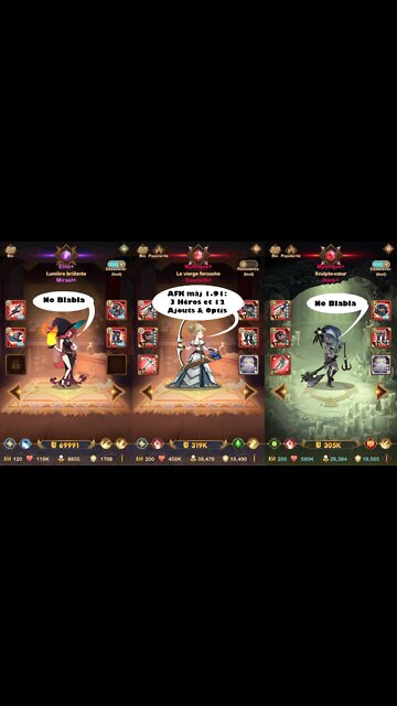 AFK Arena Txt MAJ 1.91 musique no blabla