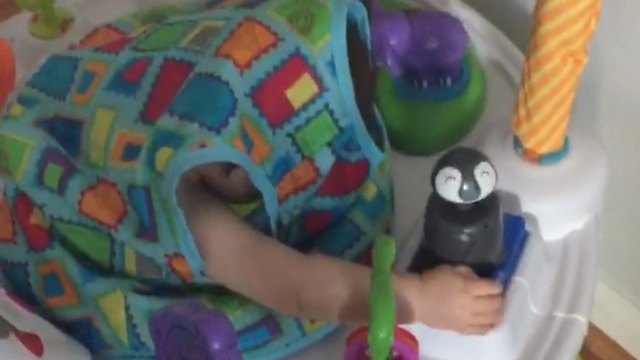This Baby Is Clearly Doing His Best While Stuck In A Saucer...
