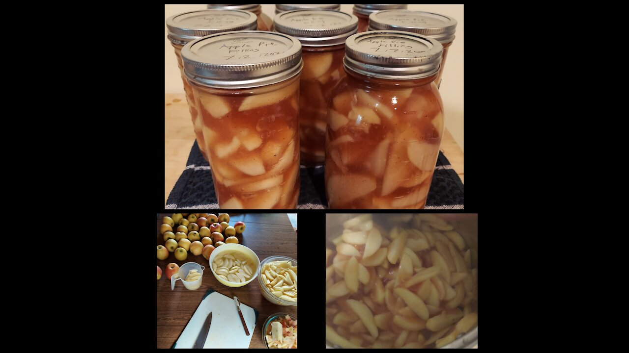 Easy DYI Canning Apple Pie Filling