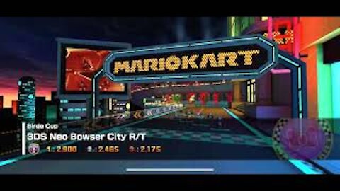 Mario Kart Tour - 3DS Neo Bowser City R/T Gameplay