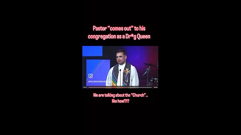 a Pastor comes out as Transgender 🏳️‍🌈🎭🏳️‍⚧️