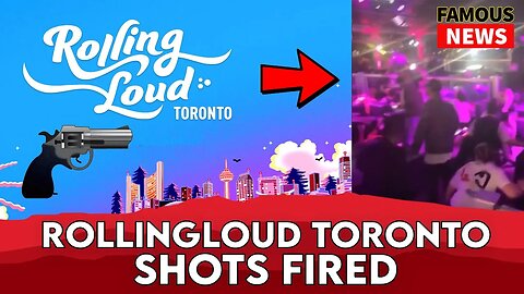 Sh00ting At Rollingloud Toronto | FAMOUS NEWS