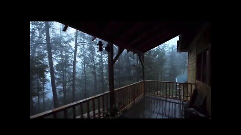 Música para relaxar e dormir , som de chuva e trovão