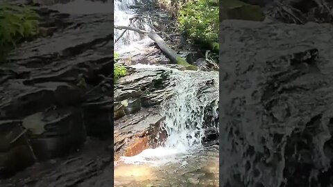 Upper Chattahoochee River Campground Waterfall in slowmo