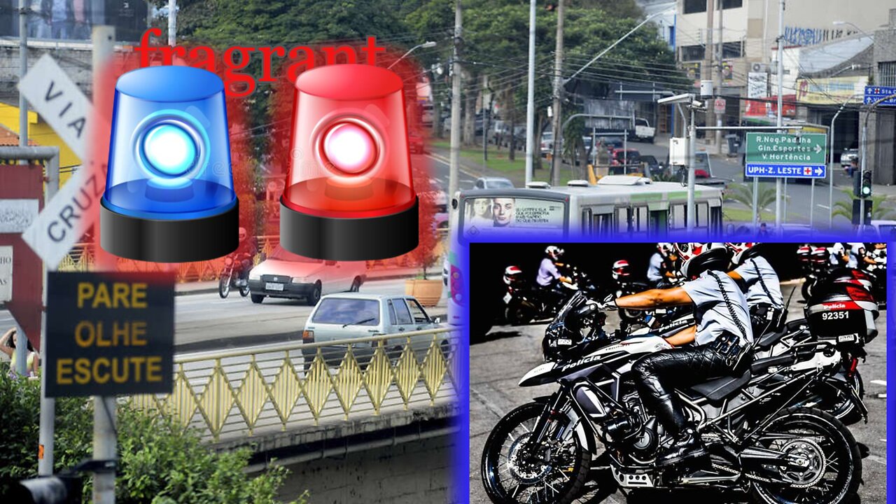 I broke the cops chasing a thief on the street..