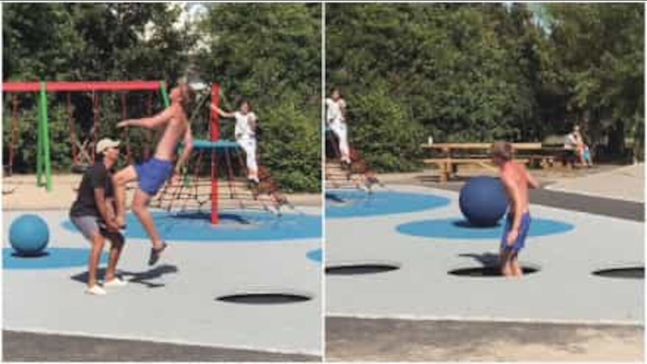 Chi ha detto che i parchi gioco sono solo per bimbi?