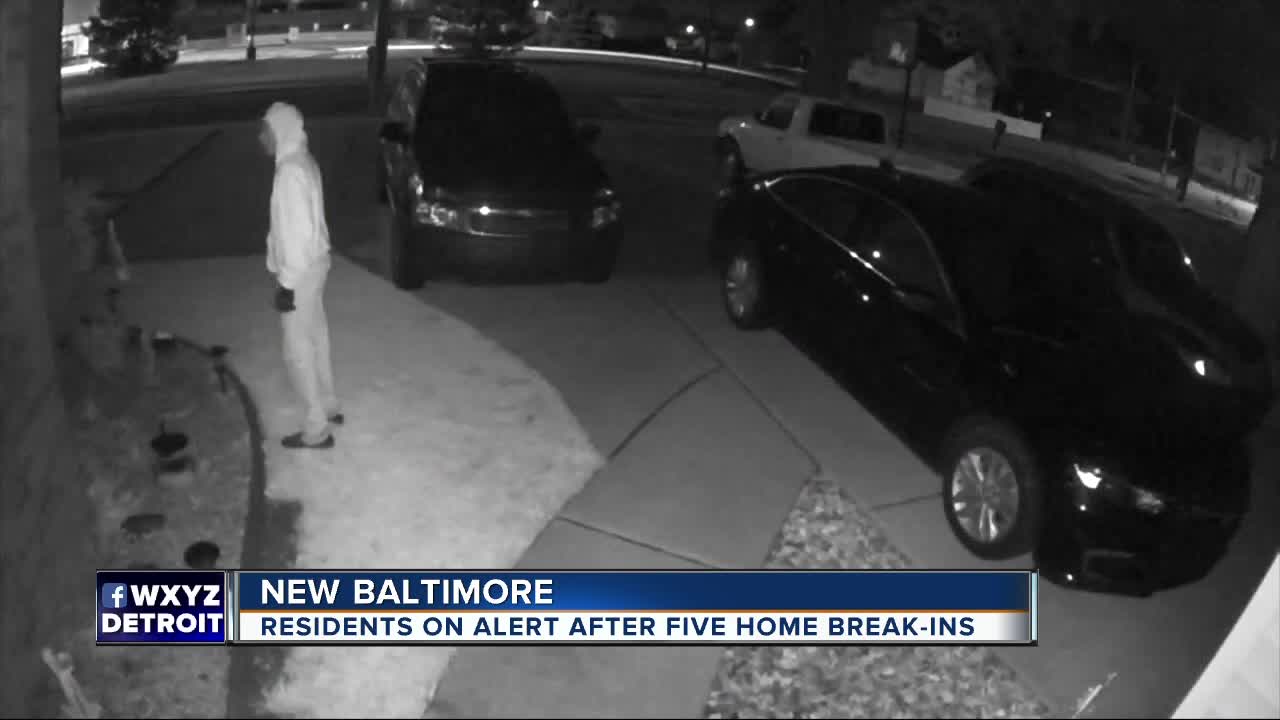 Police in New Baltimore investigating series of home break-ins