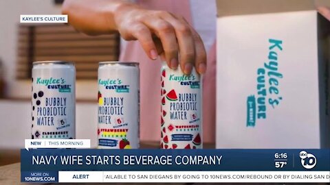 San Diego Navy wife, mother of three launches own probiotic beverage