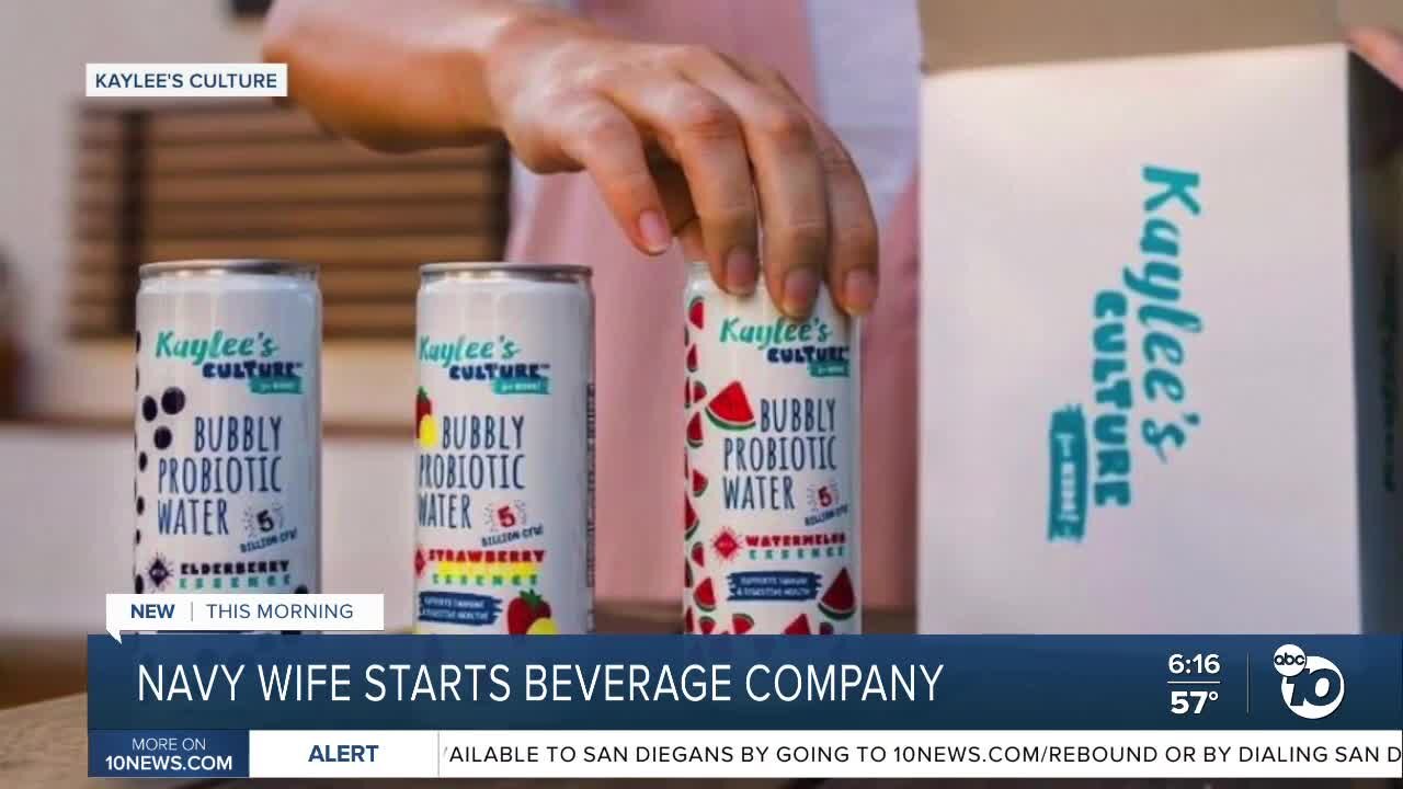 San Diego Navy wife, mother of three launches own probiotic beverage