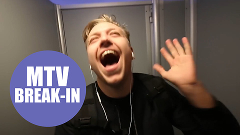 A prankster blagged his way backstage at the MTV EMA Awards