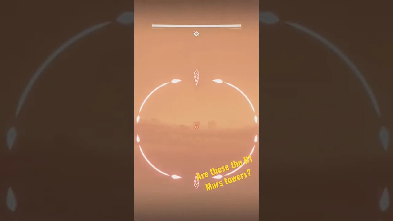 Destiny 2 - You can see some towers from the top of spire of the watcher tower...