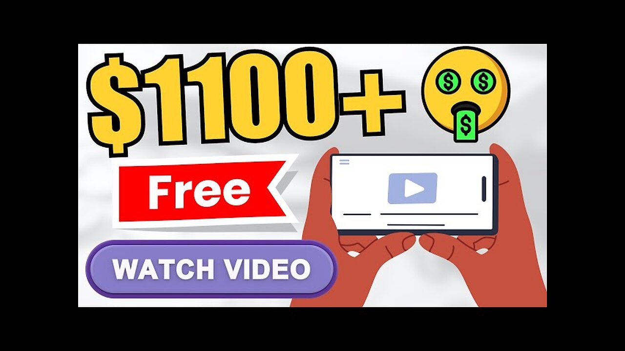 Earn $1100+ By Watching YouTube Videos *100% FREE* | Make Money Online 2024