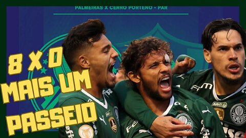 RELEMBRE O 8×0,PALMEIRAS X CERRO PORTEÑO NA LIBERTADORES 2022 #REACTVERDE