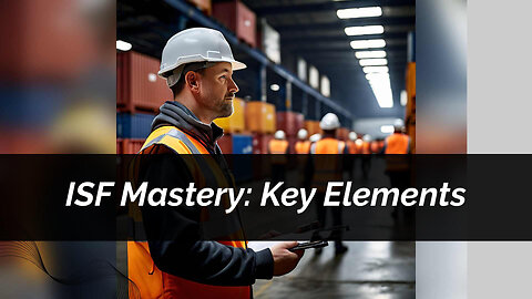Mastering ISF: Essential Data Elements for a Smooth Importing Process