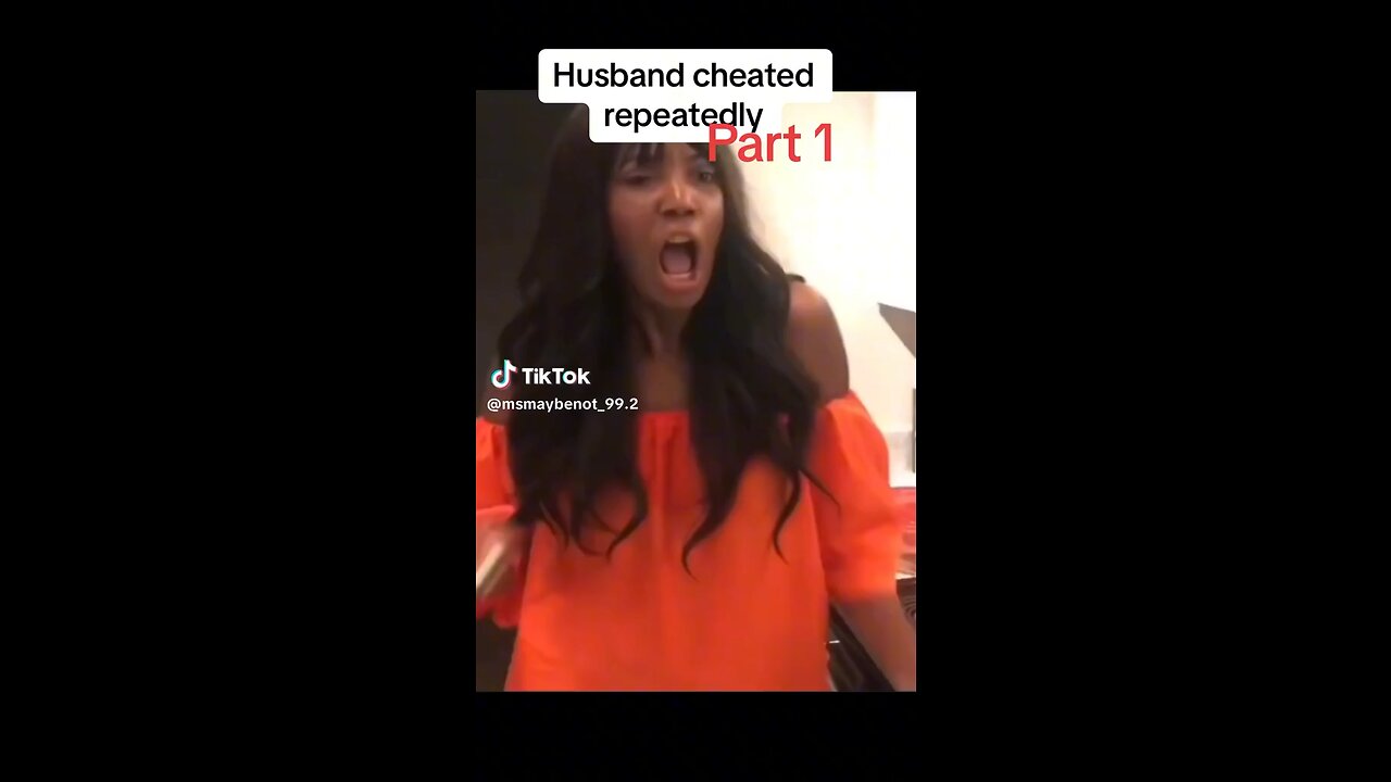 Husband cheated repeatedly watch her response part 1