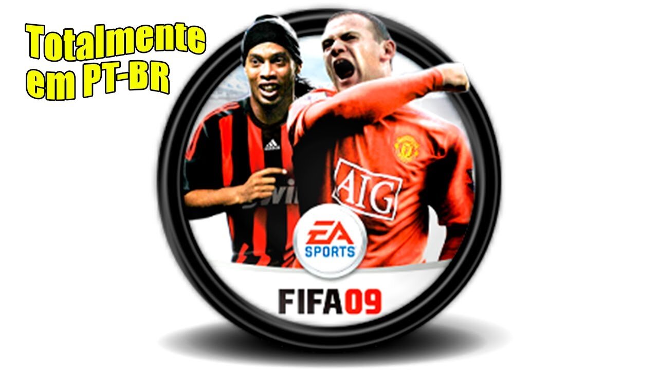 FIFA 2009 TOTALMENTE EM PT-BR (MENUS E NARRAÇÃO) #GAMEPLAY