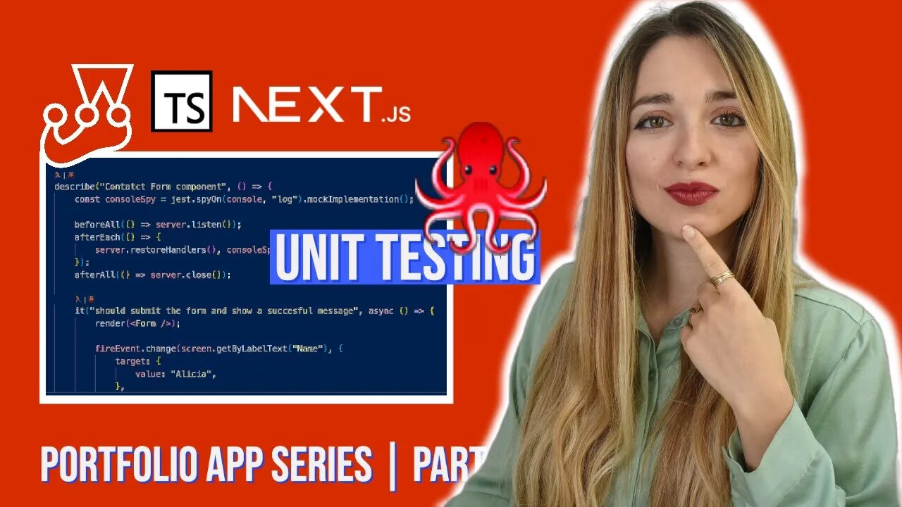 Mastering Unit Testing in Next.js & TypeScript | Portfolio App #3