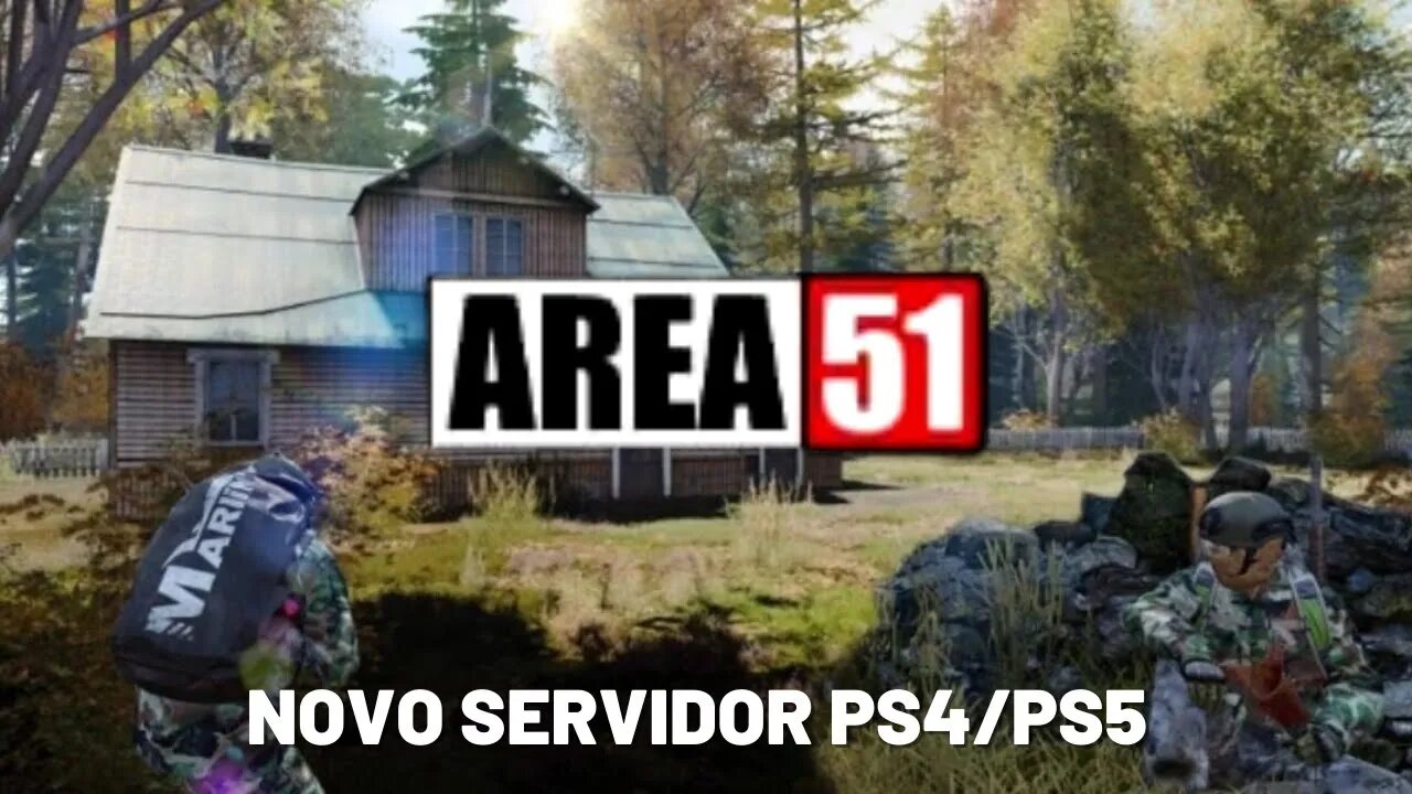 VOCÊ GOSTA DE PVP ? NOVO SERVIDOR DAYZ PS4/PS5 AREA 51 BR PVP/PVE [ 32 SLOTS - MAPA CHERNARUS ]