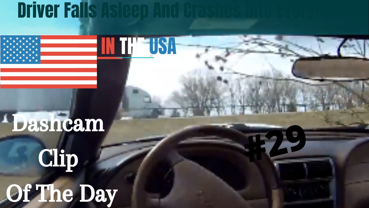 Dashcam Clip Of The Day #29 - World Dashcam - Cammer Falls To Sleep