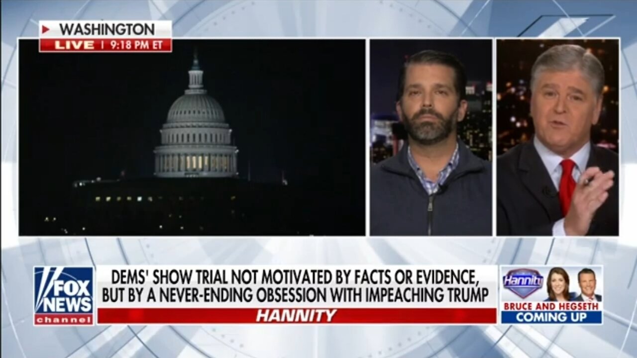 Don Jr BLASTS Impeachment Part Deux