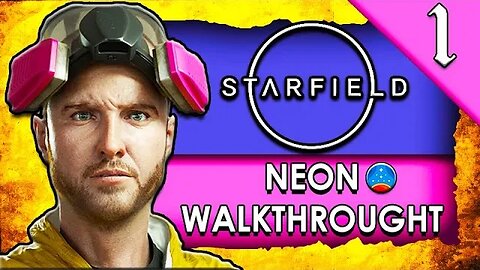 NEON STREET RAT ROLEPLAY! 🐀 Starfield Neon Walkthrough Gameplay #1