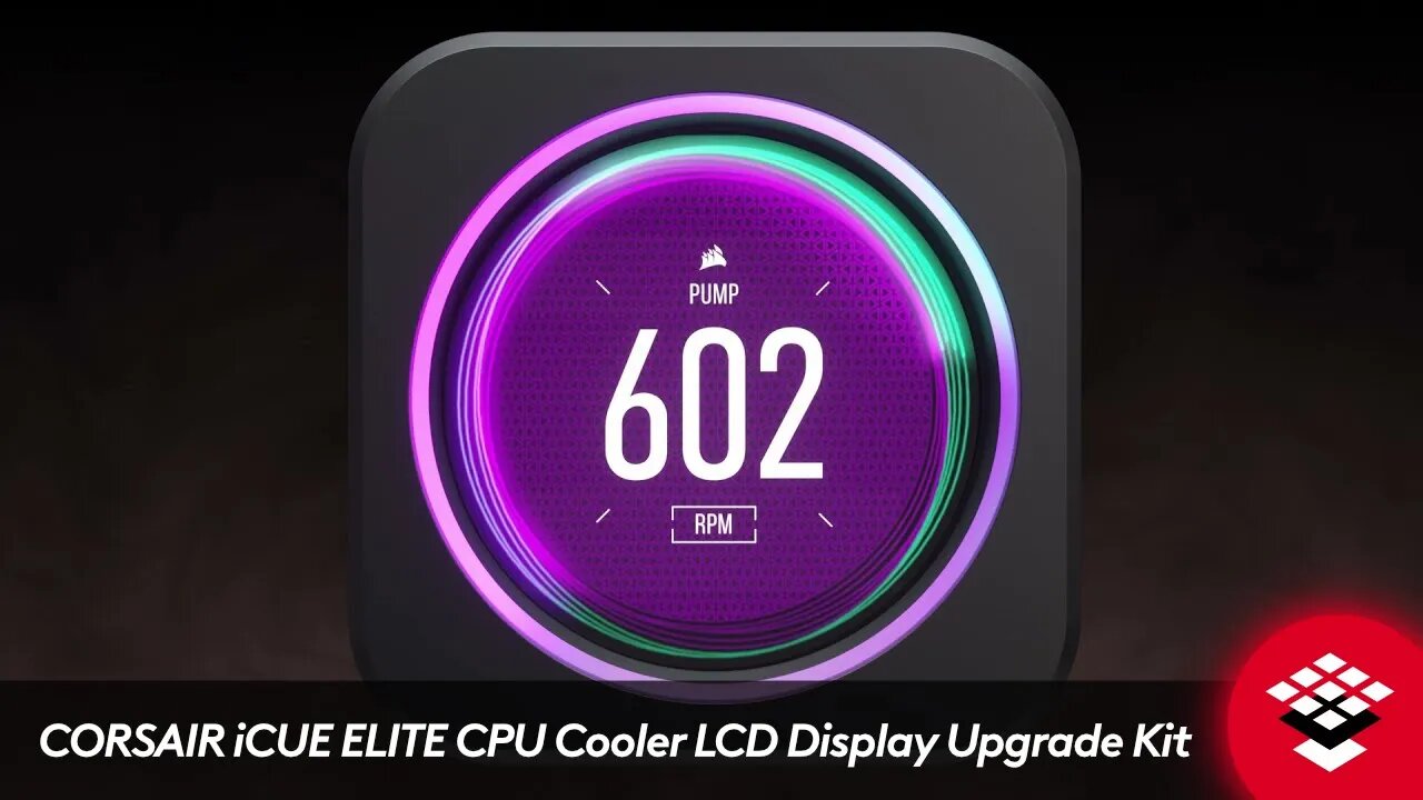 CORSAIR iCUE ELITE CPU Cooler LCD Display Upgrade Kit Your Digital Dashboard on Display