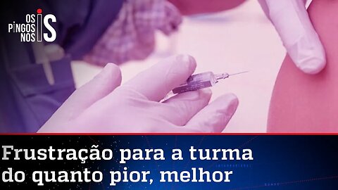 Brasil vacina 1 milhão em 24 horas, mas críticos só enxergam números ruins