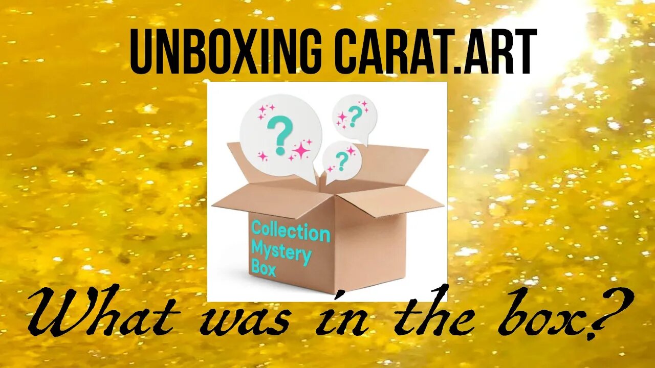 What was in the box? | Carat Art Mystery Boxes kits Unboxing