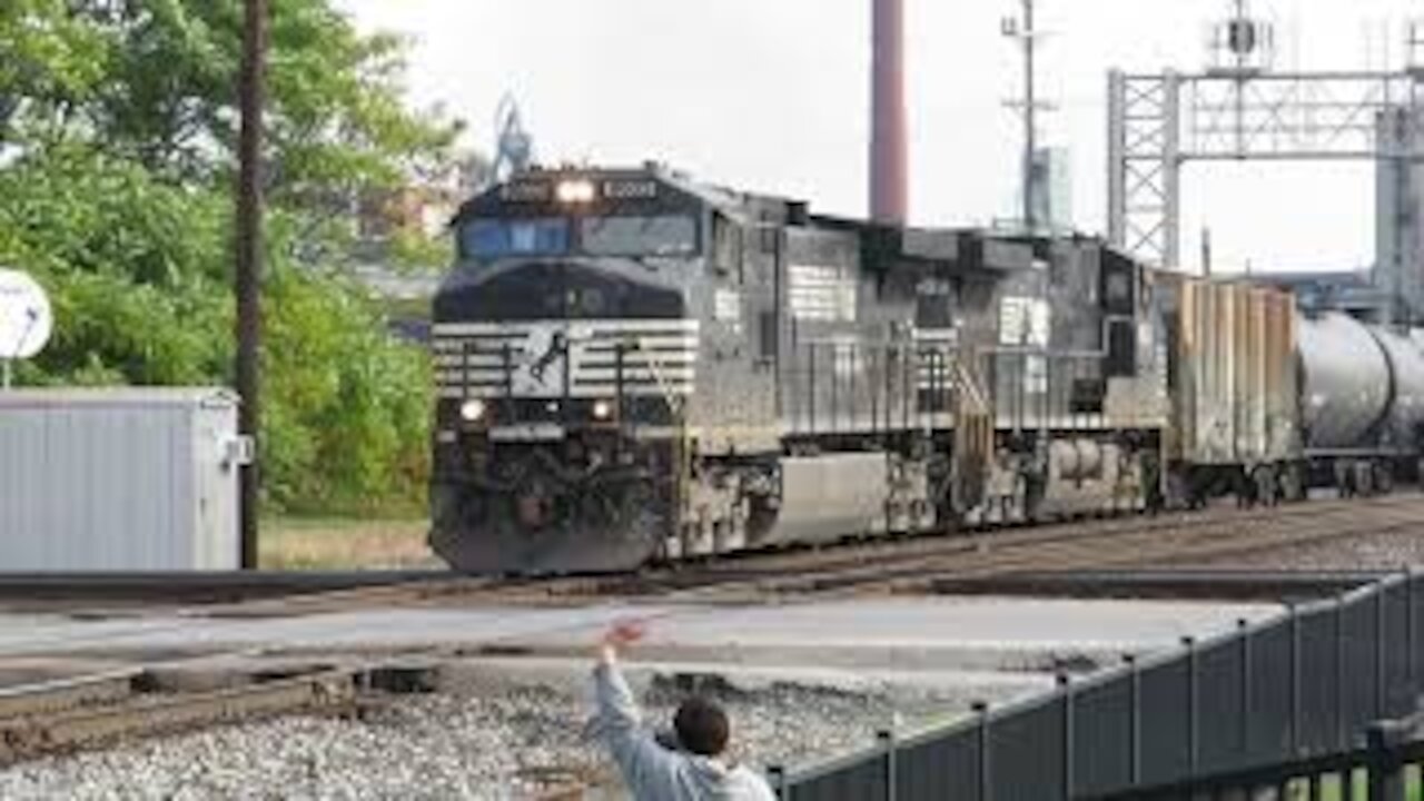 Norfolk Southern Ethanol Empties Tanker Train from Fostoria, Ohio October 10, 2020